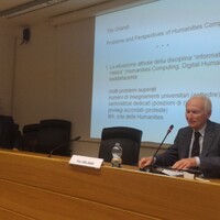 Intervento di Tito Orlandi, Problems and perspectives of Humanities Computing